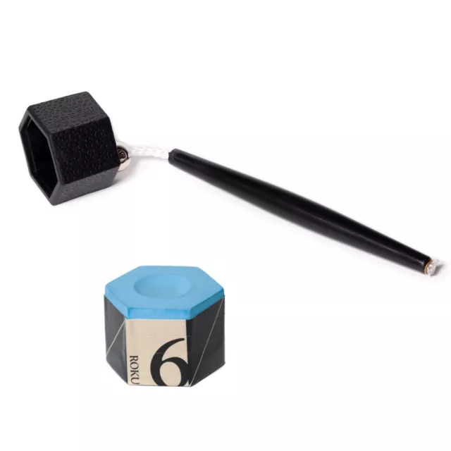 KAMUI ROKU Blue Premium Billiard Chalk For Pool & Billiard Cue Tip - 1  piece