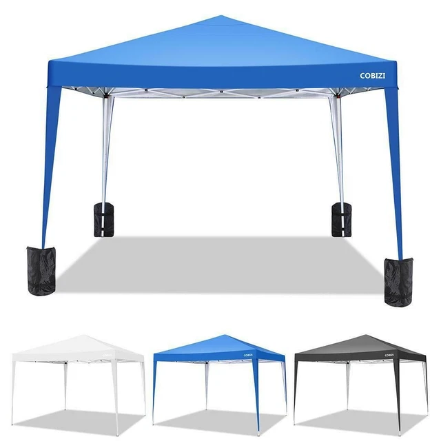 Pavillon 3x3m/3.3x3.3m Faltpavillon Wasserdicht Popup Garten Partyzelt Festzelt 3