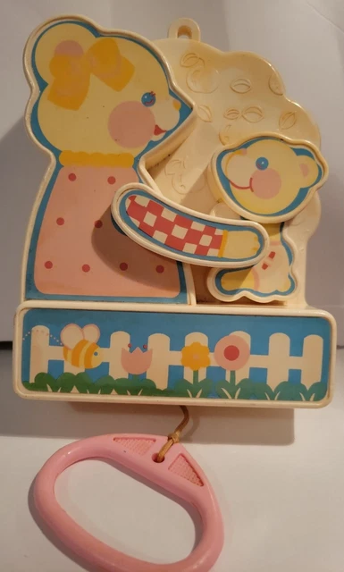Vintage Baby Crib Music Box 1982 made in Malasya by Tomy Company