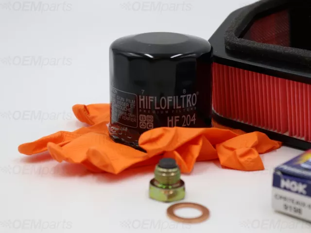 Air / Oil Filter, Iridium Spark Plug, Drain Plug YAMAHA XVS 950 (2009-2015) 3