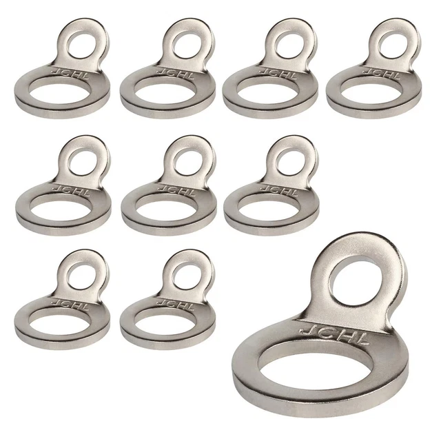 Stainless Steel Tie-Down Anchors Hooks Multi-Purpose Dirt Bike Tie Down ...