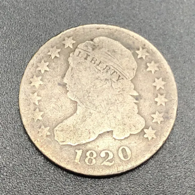 1820 Capped Bust Dime Silver U.S Type Coin