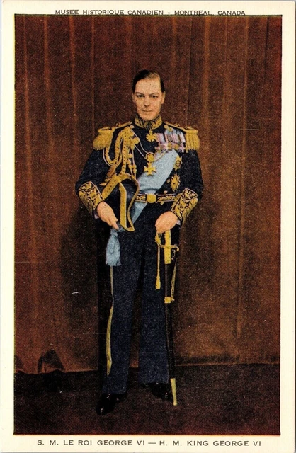 George HM King Montreal Canada CA Postcard Divided Back Unposted Unused Canadien