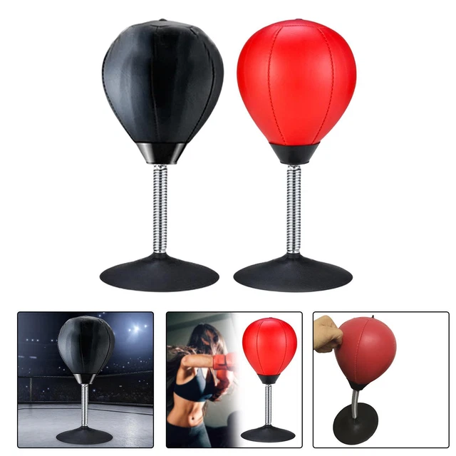 Inflatable Desktop Punching Bag Strain and Tension Toys for Kids Fitness