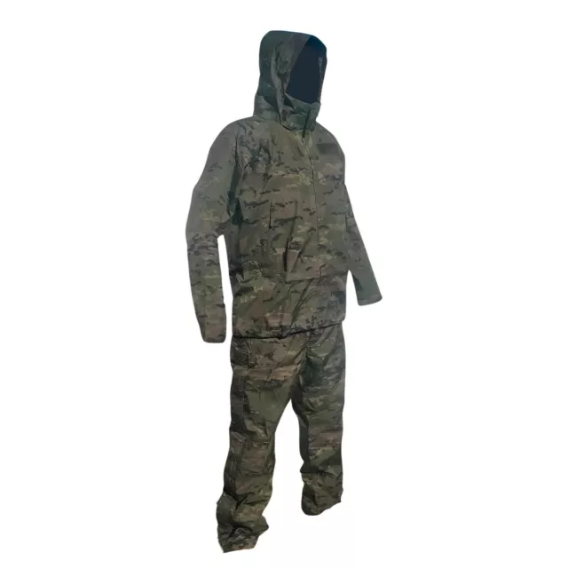 Traje de tormenta (Traje de agua) pixelado boscoso militar Español original 3