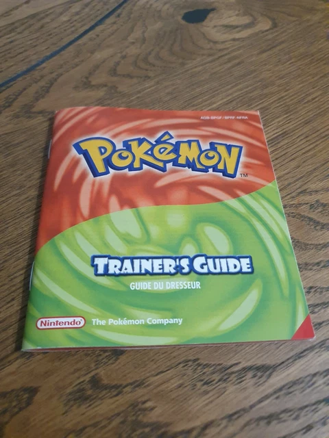 BOITE VIDE DE POKEMON VERT FEUILLE avec notice