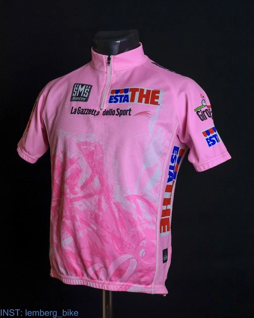 Rosa Radtrikot SANTINI GIRO D'ITALIA (mittel)