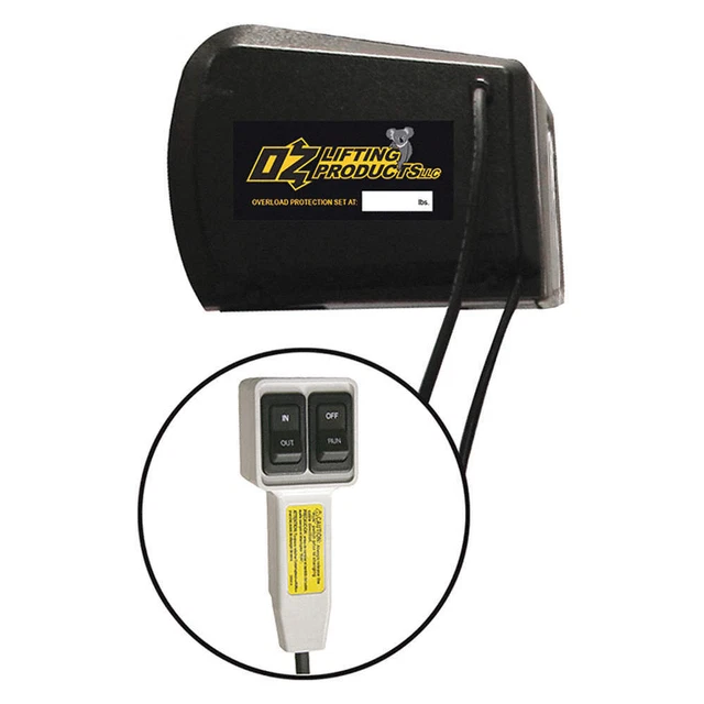 OZ LIFTING PRODUCTS OZACW Electric Winch,Black,1 Motor HP
