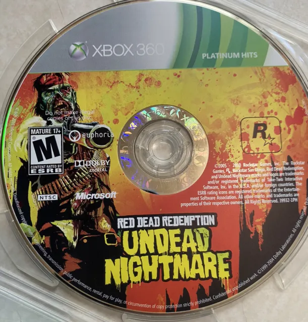 Xbox 360 - Red Dead Redemption Undead Nightmare - DISC
