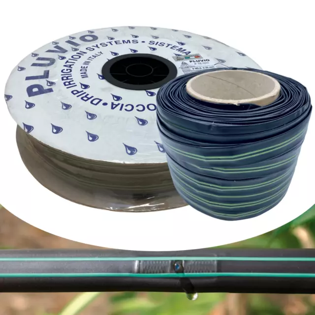 PUUKU Tubo Da Giardino Piatto 7,6 M Per Irrigazione A Goccia, 80% Risparmio Acqua, Connettori In Metallo, Resistente Ai Raggi UV - 3