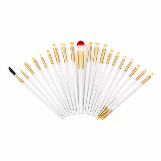 Weiche Make-up Bürsten Set Gesicht Rouge Pulver Foundation Lidschatten | Pro 20-teiliges Set 3