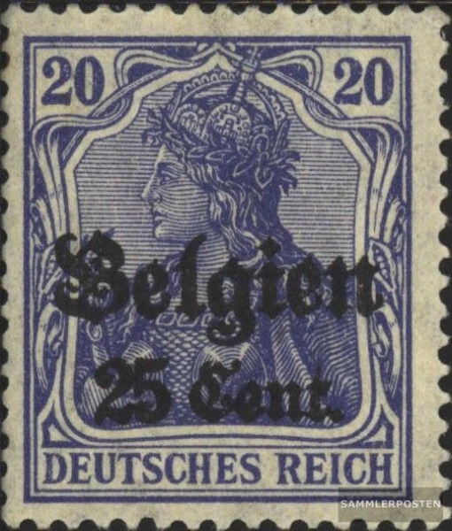 zone d'étape West 9 neuf avec gomme originale 1916 allemagne (9775263