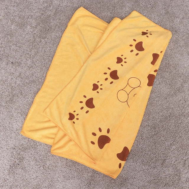 Serviettes De Corps En Microfibre Serviette Pour Animaux De Compagnie Le Chat
