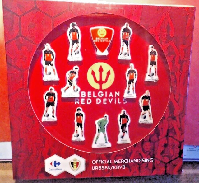 FEVES COFFRET COLLECTOR football LES DIABLES ROUGES BELGE serie ...