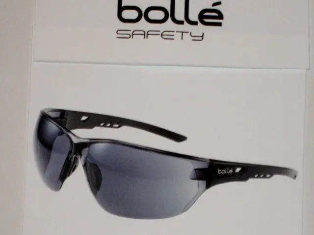 Bolle Nesspsf Ness Safety Glasses-Black Temples-Smoke Anti-Fog Lens