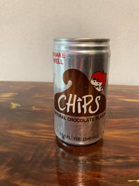Super Rare Vintage Chips Chocolate Soda Can Seal Not Broken