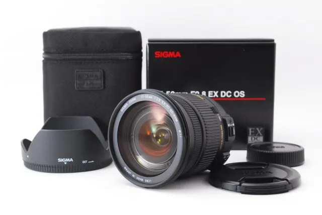 Sigma Ex Dc 17-50mm F/2.8 OS HSM Zoom Lentille Avec / Boîte Pour Nikon Mij Mis #