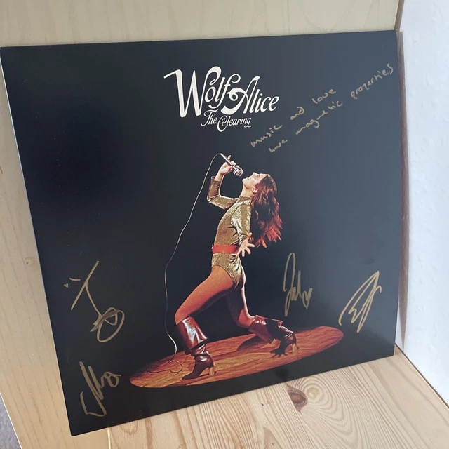 WOLF ALICE THE Clearing LP PERSONALLY SIGNED Vinyl LP Autographed