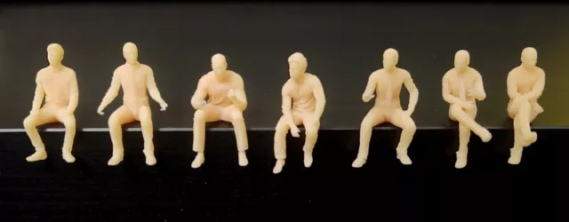 Model Railway Scale People Seated