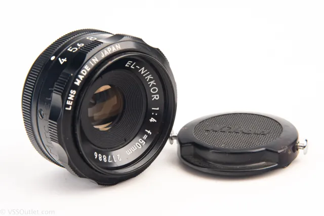 Nikon El-Nikkor 50mm f/4 Darkroom Photo Enlarger Enlarging Lens with Cap V27