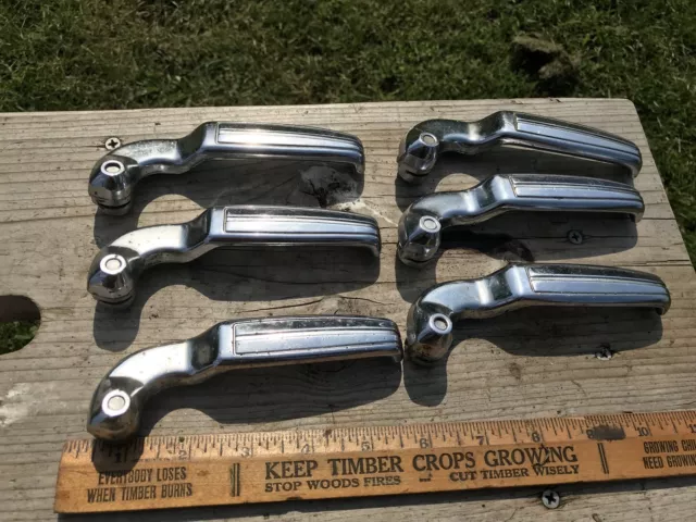 Vintage Impala ?  , Window , Door, Crank , Handle , Spiral Pattern , Metal