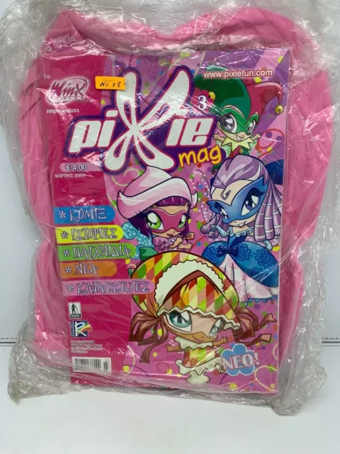 Winx Club Pixie Magazine March 2008 Issue w/ Bag Gift in Greek NEW SEALED 18