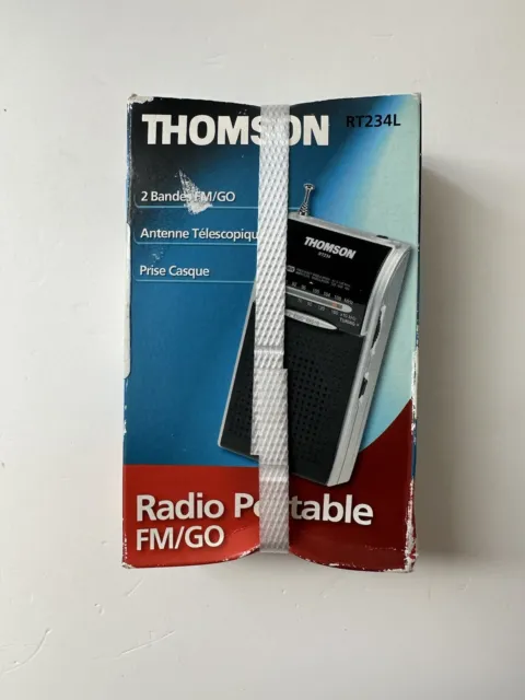 Petite  Radio Pocket Thomson Rt232L - 2 Bandes Fm/Am - Piles 1.5V ***NEUF 3