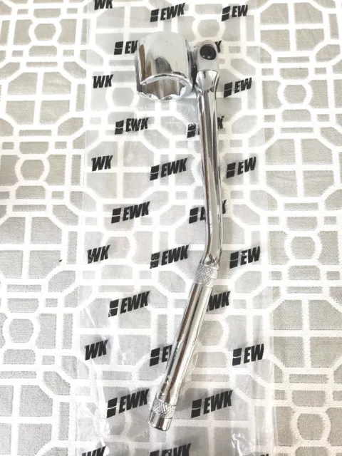 EWK 22mm 7/8 Inch O2 Oxygen Sensor Flex Head Steel Wrench Removal Tool- NEW