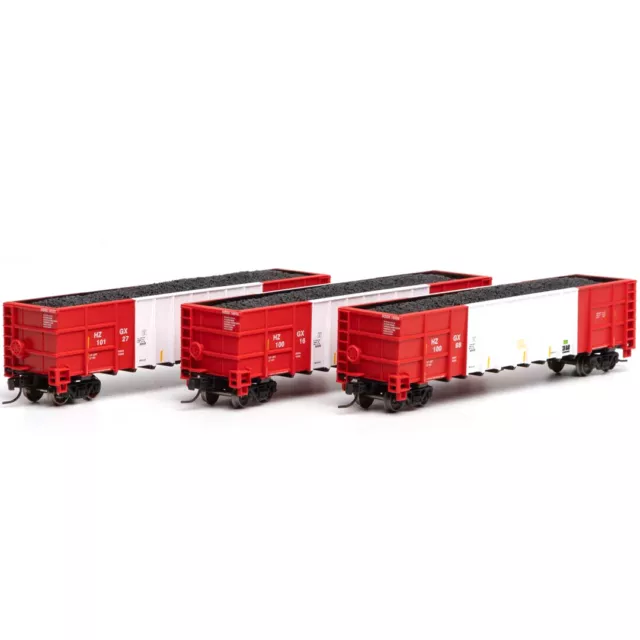 Athearn ATH3841 N Scale Thrall High Side Gondola/Load, Herzog/White #1(3 pk) Athearn ATH3841 N Scale Thrall High Side Gondola/Load, Herzog/White #1(3 pk)