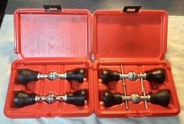 2 sets SPI Machinists' Jacks sets of 4 Adjusts 3" to 4" high w/red Case Plz Read