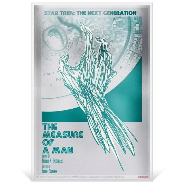 STAR TREK NEXT GENERATION – THE MEASURE OF A MAN: 2018 Juan Ortiz 5g silver note STAR TREK NEXT GENERATION – THE MEASURE OF A MAN: 2018 Juan Ortiz 5g silver note