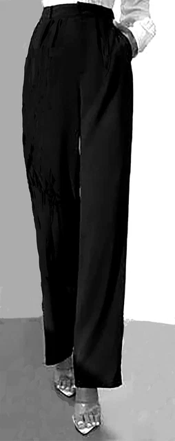 Pantalon Zara Noir Pailleté Fluide – Taille S, état Impeccable