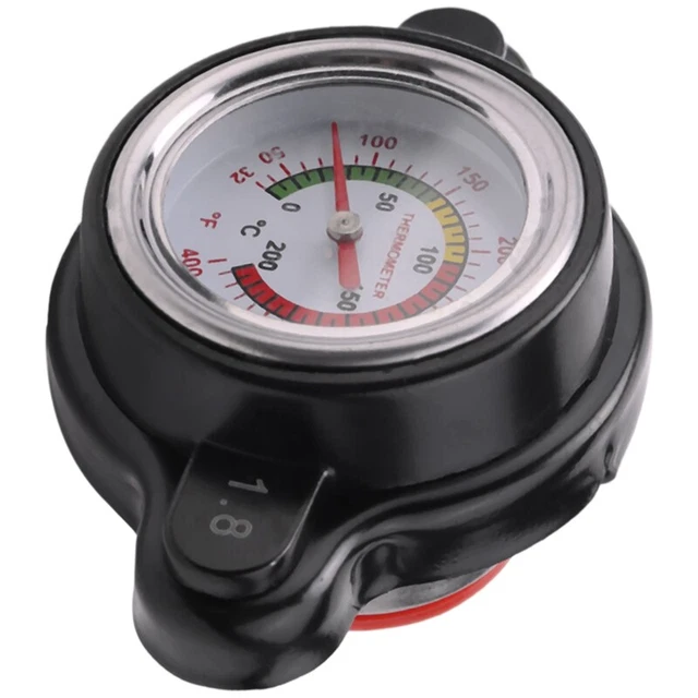 Radiatore ad alta pressione con misuratore di temperatura, radiatore 1,8 bar 25,6 psi per Y5I8
