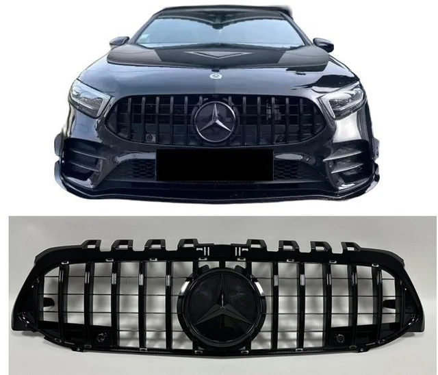 Calandre GT Panamericana Chrome Et Noir Pour Mercedes Classe G W463 (1990 à 2018) - Neuf