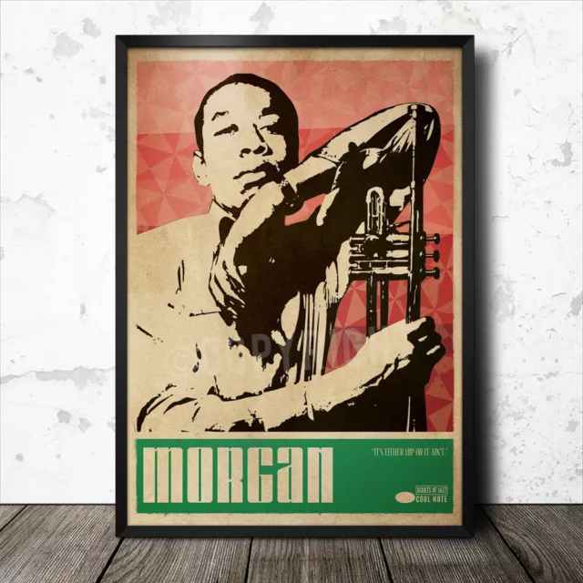 Lee Morgan Art Poster Music Jazz Blue Note Coltrane Charles Mingus Miles Davis