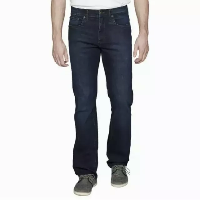 Urban Star Men's Relaxed fit Straight Leg Stretch, Blue, 34 x 29 Premium Apparel