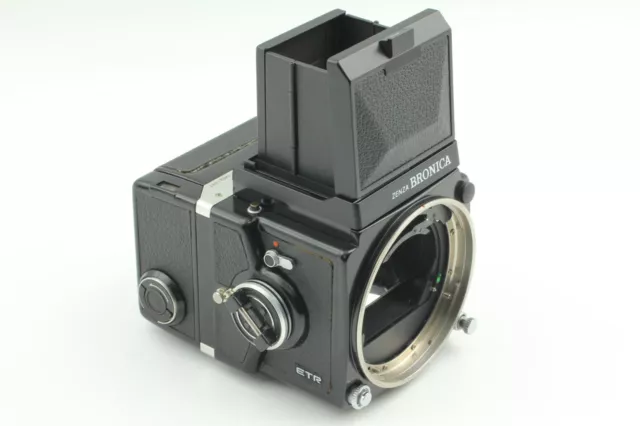 " EXC+ 5 Zenza Bronica Etr Cintura Nivel Visor Mc 150mm F4 Lente Con / Agarre De 3