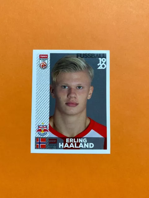2019-20 Panini Fussball #32 Erling Haaland Rookie Sticker Salzburg