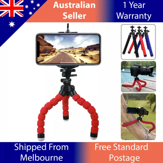 Mini Flexible Octopus Tripod Stand Bracket Phone Holder for iPhone Camera