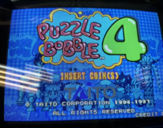 Puzzle Bobble 4 Original Taito F3 A+B Jamma Pcb Working Coinop