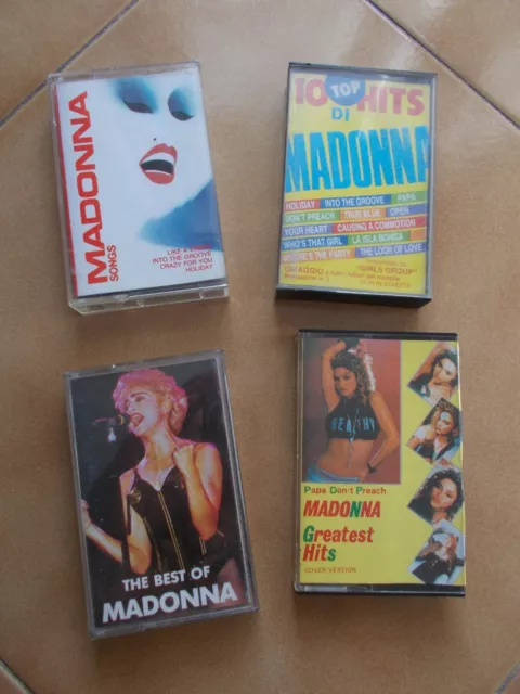 Madonna Lotto 4 Mc Cassette Tape Di Cui 3 Cover Version