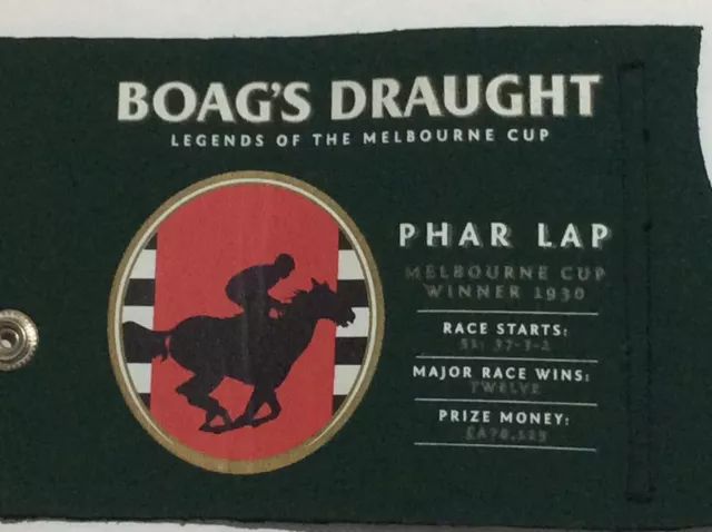 Boag's Draught Legends Of The Melbourne Cup Phar Lap Stubby Holder,Boags Beer 2