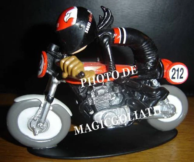 Figurine Joe Bar Team HONDA 350 CB Kitée Racing moto sportive course championnat