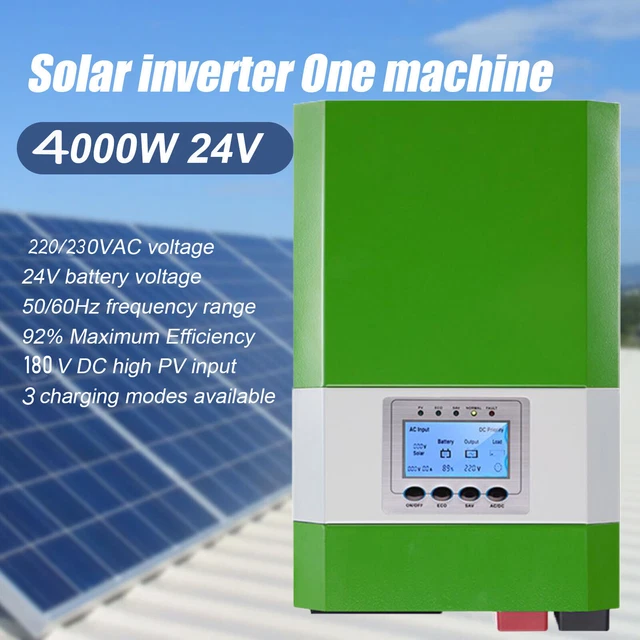 24V 48V 5KVA Off Grid Hybrid Solar Inverter Pure Sine Wave MPPT 60A ...