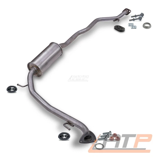 Silenziatore Medio Per Honda Jazz 2 Gd 1.2 1.3 1.4 Dsi Anno 02-08