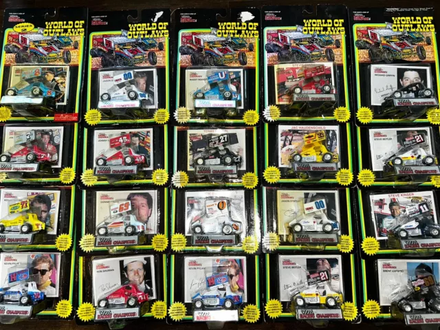 Lot Of 20 World Of Outlaws Racing Champions 1:64 Die Cast Cars, New 19-93, 1-94