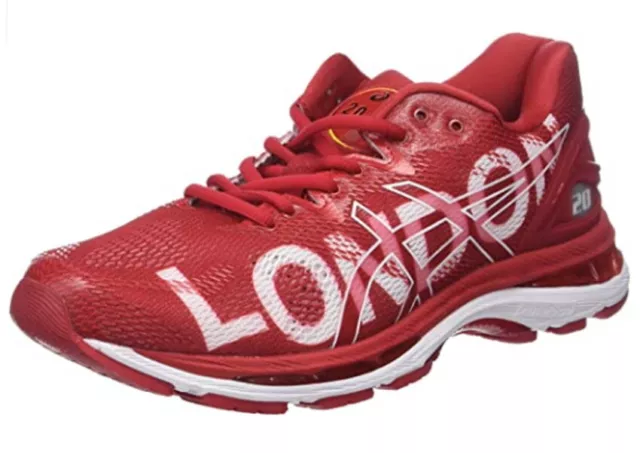 CHAUSSURES DE COURSE homme marathon Asics Gel Nimbus 20 Londres 2018 rouge Royaume Uni 7 5 ue 42 EUR 183 12 PicClick FR