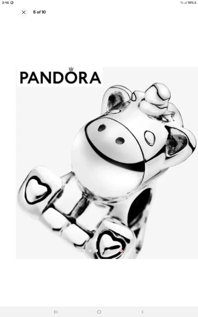 New 100% Genuine Authentic Pandora Bruno the Unicorn Silver Charm 797609 Retired
