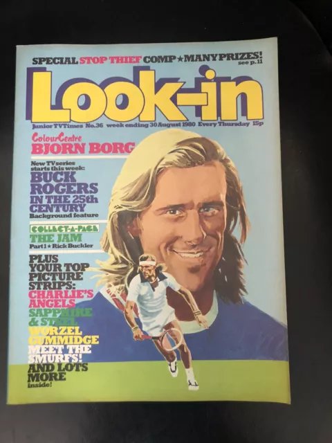 Look in magazine 1980 30th Aug #36 Complete : Bjorn Borg, Sheena Easton, Buck Ro