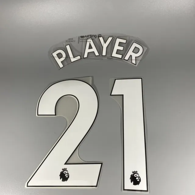 Liverpool Official Name & Number Player Size White 2022-23 Premier League